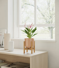 Load image into Gallery viewer, Glossy Pink stand:bamboo
