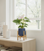 Load image into Gallery viewer, Deep Navy stand:bamboo