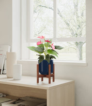 Load image into Gallery viewer, Twilight Blue stand:walnut