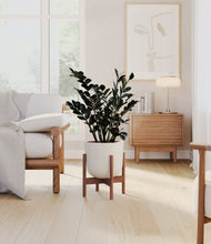 Load image into Gallery viewer, Natural Bamboo stand:walnut