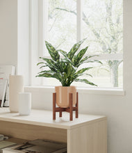 Load image into Gallery viewer, Glossy Pink stand:walnut