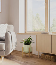 Load image into Gallery viewer, Turquoise stand:bamboo