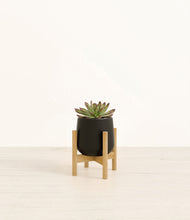 Load image into Gallery viewer, Black stand:bamboo