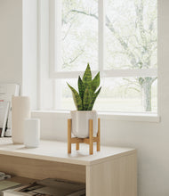 Load image into Gallery viewer, Snowdrift White stand:bamboo