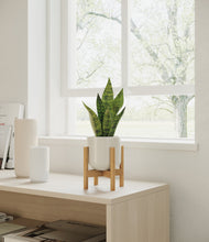 Load image into Gallery viewer, Cotton White stand:bamboo