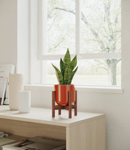 Load image into Gallery viewer, Glossy Red stand:walnut