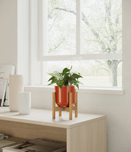 Load image into Gallery viewer, Glossy Red stand:bamboo