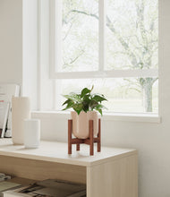 Load image into Gallery viewer, Sandy Pink stand:walnut