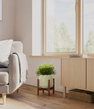 Load image into Gallery viewer, Turquoise stand:walnut