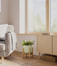 Load image into Gallery viewer, Turquoise stand:bamboo