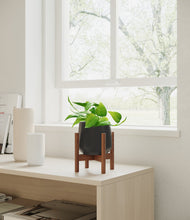 Load image into Gallery viewer, Black stand:walnut