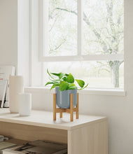 Load image into Gallery viewer, Misty Blue stand:bamboo