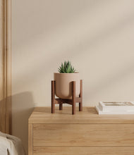 Load image into Gallery viewer, Sandy Pink stand:walnut