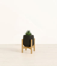 Load image into Gallery viewer, Black stand:bamboo