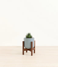 Load image into Gallery viewer, Misty Blue stand:walnut