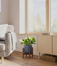 Load image into Gallery viewer, Deep Navy stand:walnut