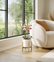 Load image into Gallery viewer, White stand:bamboo