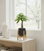 Load image into Gallery viewer, Black stand:bamboo