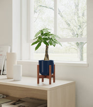 Load image into Gallery viewer, Twilight Blue stand:walnut