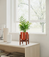 Load image into Gallery viewer, Glossy Red stand:walnut