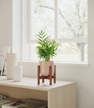 Load image into Gallery viewer, Sandy Pink stand:walnut