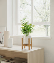 Load image into Gallery viewer, Hammered Ivory stand:bamboo