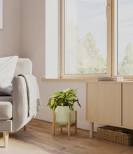 Load image into Gallery viewer, Turquoise stand:bamboo