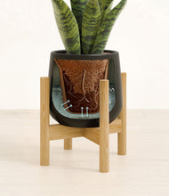 Load image into Gallery viewer, Black stand:bamboo