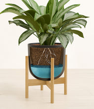 Load image into Gallery viewer, Stone Black stand:bamboo