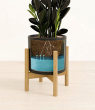 Load image into Gallery viewer, Black stand:bamboo