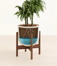 Load image into Gallery viewer, Natural Bamboo stand:walnut