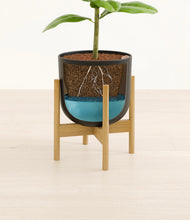 Load image into Gallery viewer, Stone Black stand:bamboo