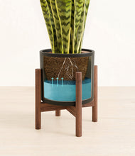 Load image into Gallery viewer, Black stand:walnut