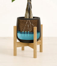 Load image into Gallery viewer, Black stand:bamboo