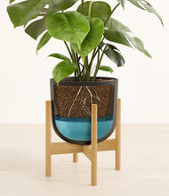 Load image into Gallery viewer, Stone Black stand:bamboo