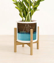 Load image into Gallery viewer, White stand:bamboo