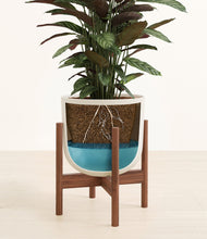 Load image into Gallery viewer, Natural Bamboo stand:walnut