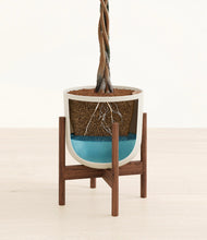 Load image into Gallery viewer, Natural Bamboo stand:walnut