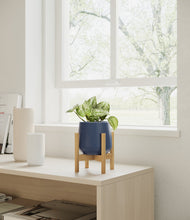 Load image into Gallery viewer, Deep Navy stand:bamboo