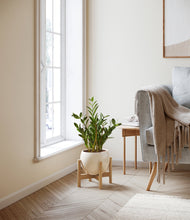 Load image into Gallery viewer, Shiny EggWhite stand:bamboo