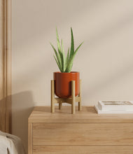 Load image into Gallery viewer, Glossy Red stand:bamboo