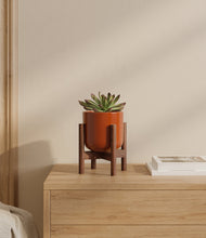Load image into Gallery viewer, Glossy Red stand:walnut