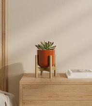 Load image into Gallery viewer, Glossy Red stand:bamboo