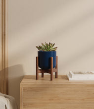 Load image into Gallery viewer, Twilight Blue stand:walnut