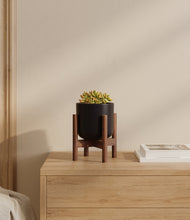 Load image into Gallery viewer, Stone Black stand:walnut