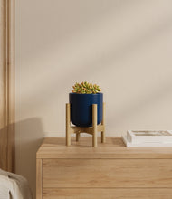 Load image into Gallery viewer, Twilight Blue stand:bamboo