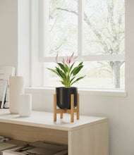 Load image into Gallery viewer, Stone Black stand:bamboo
