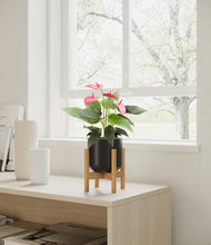 Load image into Gallery viewer, Stone Black stand:bamboo
