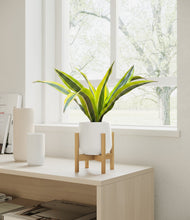 Load image into Gallery viewer, White stand:bamboo
