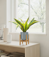 Load image into Gallery viewer, Misty Blue stand:bamboo
